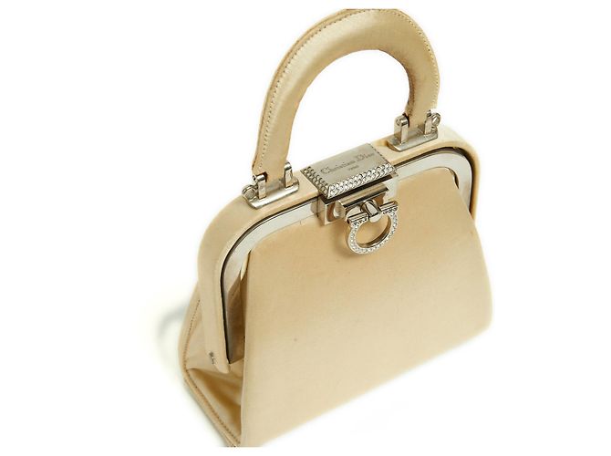 Dior MINI CLASP SATIN BEIGE - Ansicht 4