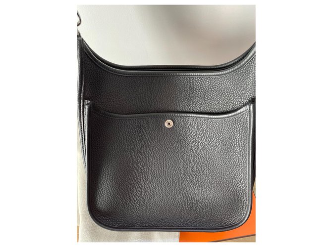 Hermès Evelyne 29 Nero Argento - vista 4