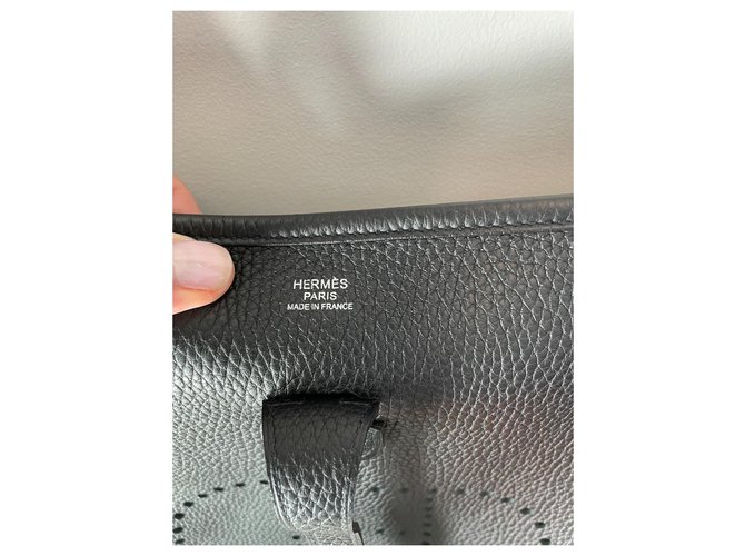 Hermès Evelyne 29 Nero Argento - vista 5