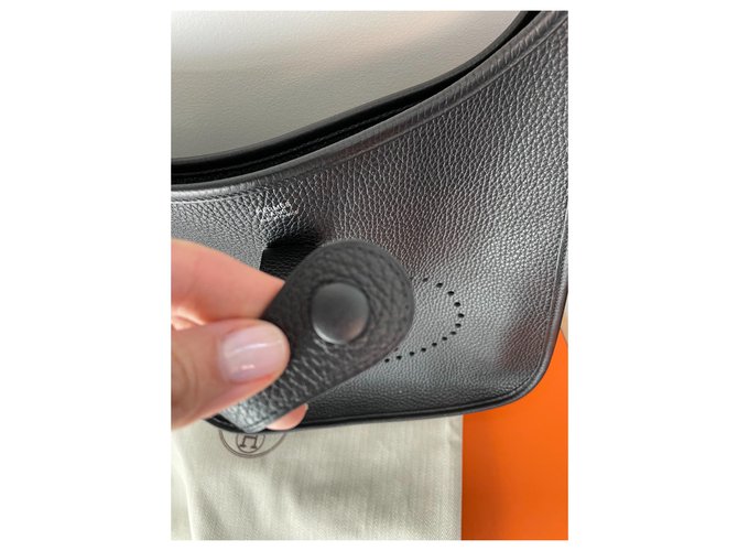 Hermès Evelyne 29 Nero Argento - vista 7