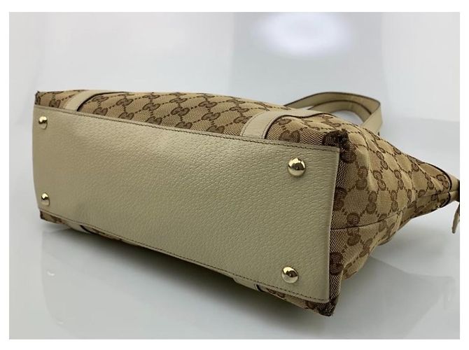 Ophidia Borsa Gucci in pelle nera e beige Nero - vista 12
