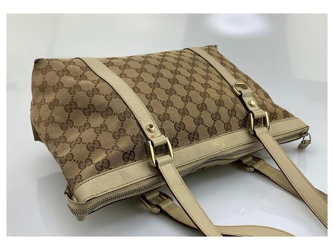 Ophidia Borsa Gucci in pelle nera e beige Nero - vista 13