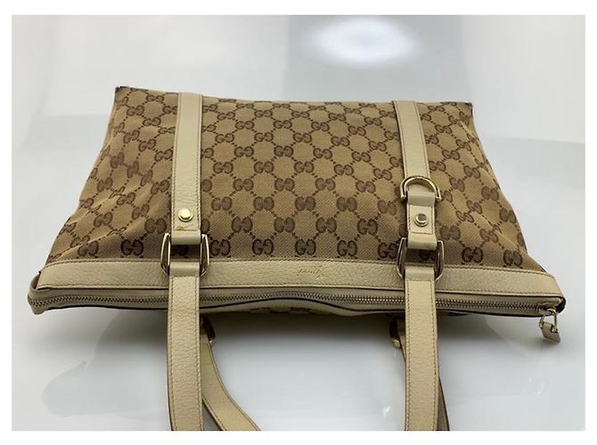 Ophidia Borsa Gucci in pelle nera e beige Nero - vista 14