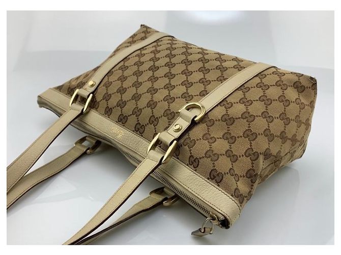 Ophidia Borsa Gucci in pelle nera e beige Nero - vista 15
