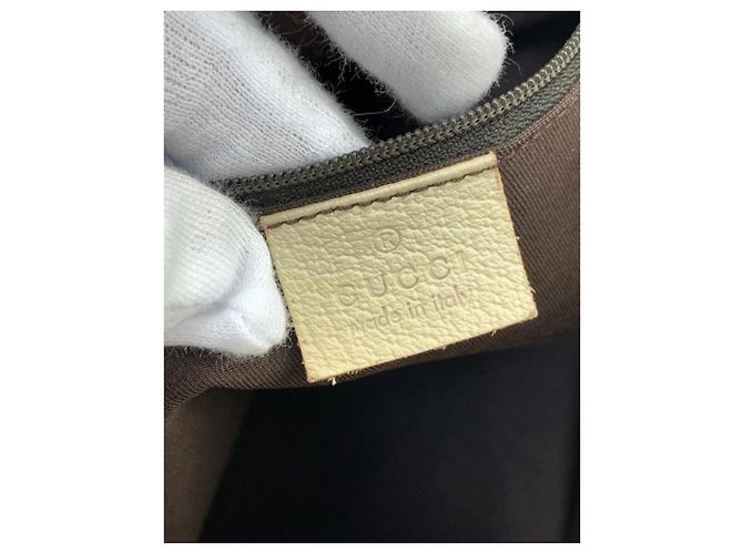 Ophidia Borsa Gucci in pelle nera e beige Nero - vista 17