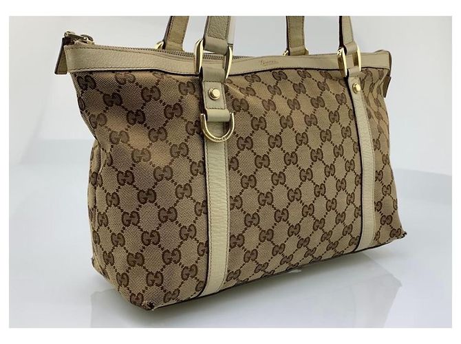 Ophidia Borsa Gucci in pelle nera e beige Nero - vista 3
