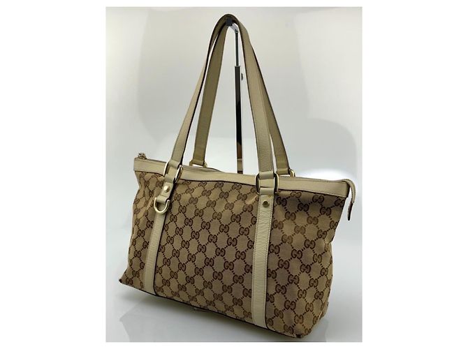 Ophidia Borsa Gucci in pelle nera e beige Nero - vista 4