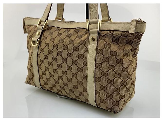 Ophidia Borsa Gucci in pelle nera e beige Nero - vista 9