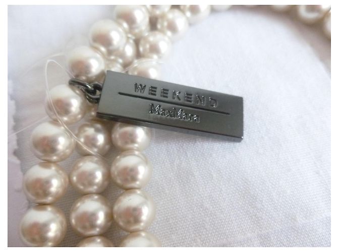 Weekend Max Mara Collana lunga di perle finte MAX MARA WEEKEND - vista 3