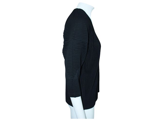 Issey Miyake Plissee mit V-Ausschnitt - Ansicht 4