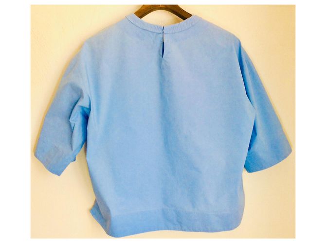 Top Isabel Marant de algodón azul claro - vista 2