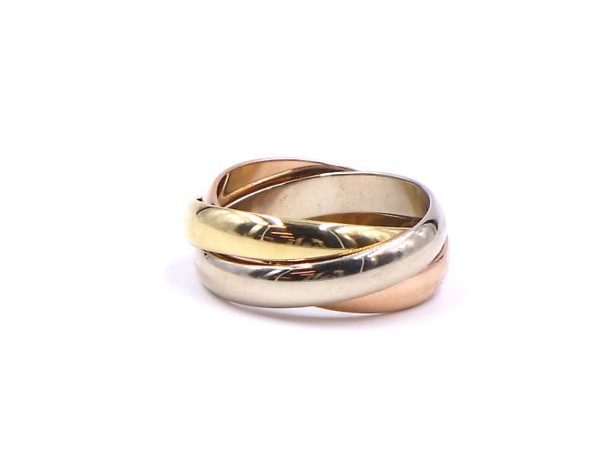 Love cartier 18K 750 Tricolor Trinity Ringgröße 50 - Ansicht 4