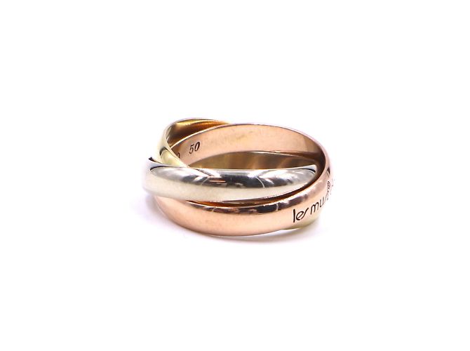 Love cartier 18K 750 Tricolor Trinity Ringgröße 50 - Ansicht 5
