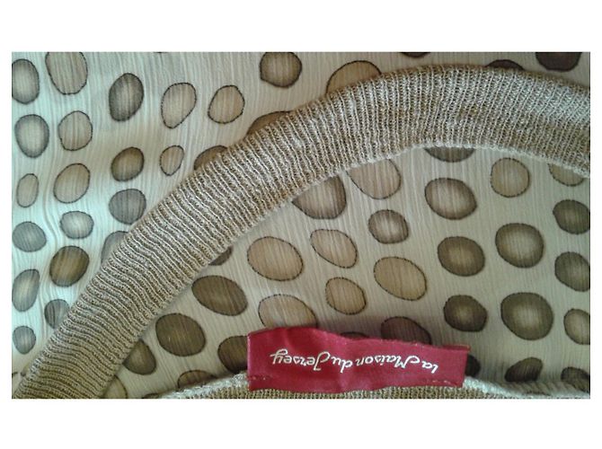 Autre Marque Top La Maison du Jersey Estampado Beige - vista 3