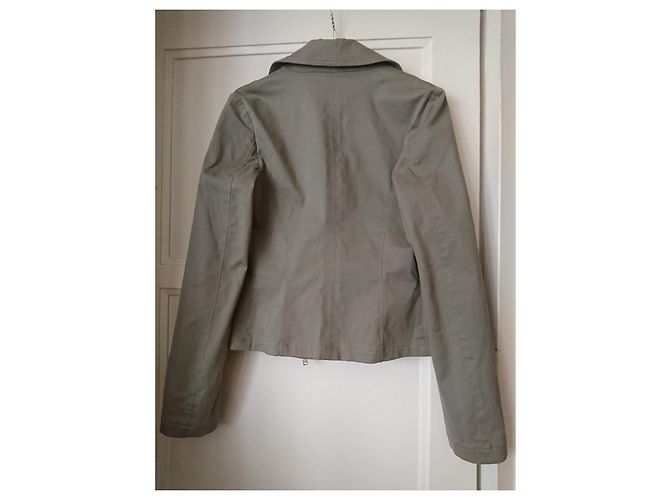 Autre Marque Chaqueta Guess by Marciano Los Angeles Khaki de algodón Caqui - vista 2