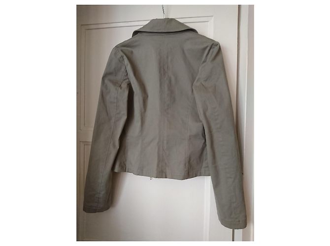 Autre Marque Chaqueta Guess by Marciano Los Angeles Khaki de algodón Caqui - vista 4