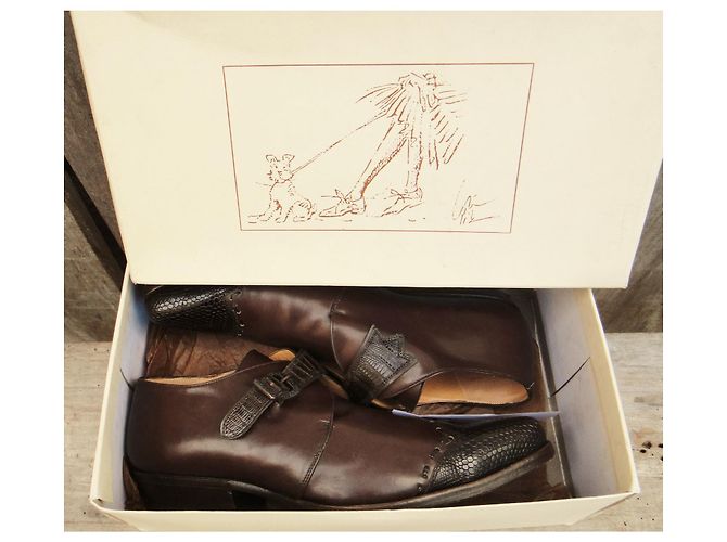 Scarpe con fibbia Sartore P. 42 Marrone scuro - vista 3