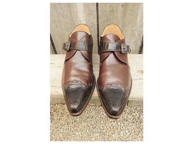 Scarpe con fibbia Sartore P. 42 Marrone scuro - vista 4