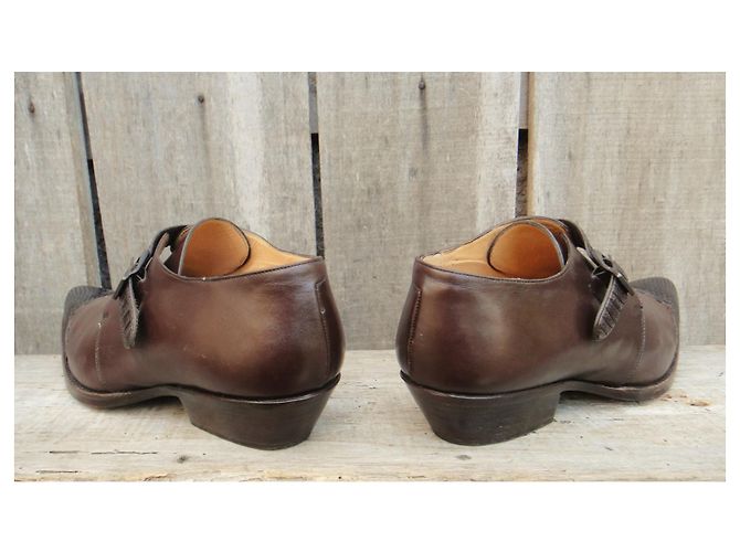 Scarpe con fibbia Sartore P. 42 Marrone scuro - vista 5
