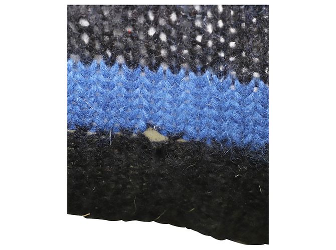 Marc by Marc Jacobs Pull Angora rayé bleu et noir - vue 6