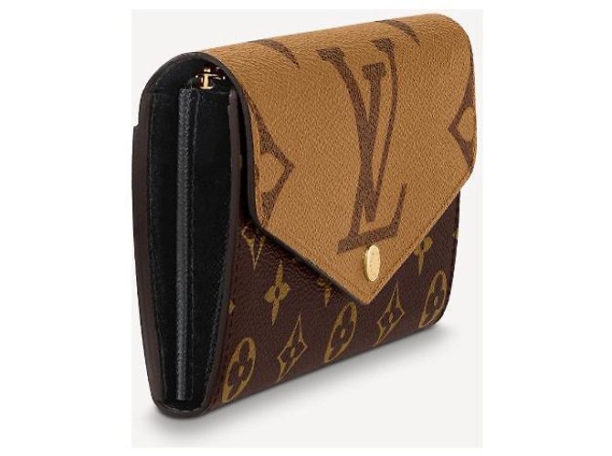 Portafoglio Louis Vuitton Sarah Monogram Canvas Marrone - vista 2