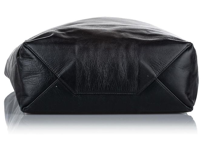 Céline Borsa tote in pelle Cabas verticale piccola nera Celine - vista 4