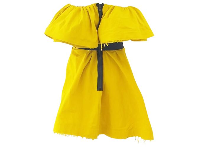 Lanvin For H&M Gelbes Rüschenkleid - Ansicht 2