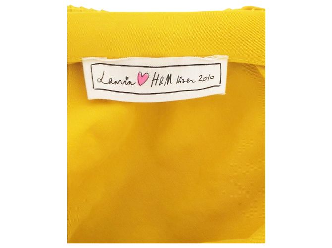 Lanvin For H&M Gelbes Rüschenkleid - Ansicht 4