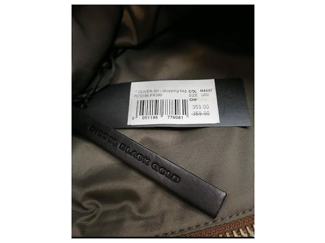 Diesel black gold borsa unicorni Multicolore - vista 4
