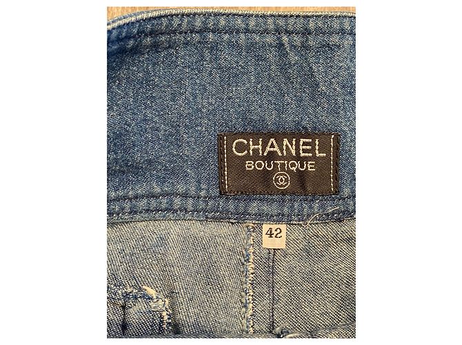 Chanel Pantaloncini Blu - vista 6