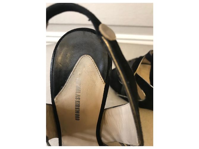 Sandali con tacco Nicholas Kirkwood in pelle nera - vista 5