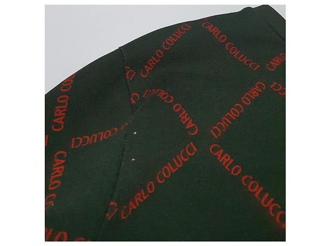 Autre Marque CARLO COLUCCI Sweatshirt Grün Baumwolle Größe S Mehrfarben - Ansicht 2