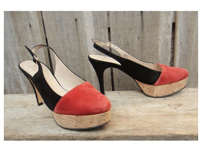 Autre Marque Accessori per la diffusione delle pompe slingback p 39,5 Nero Corallo - vista 2