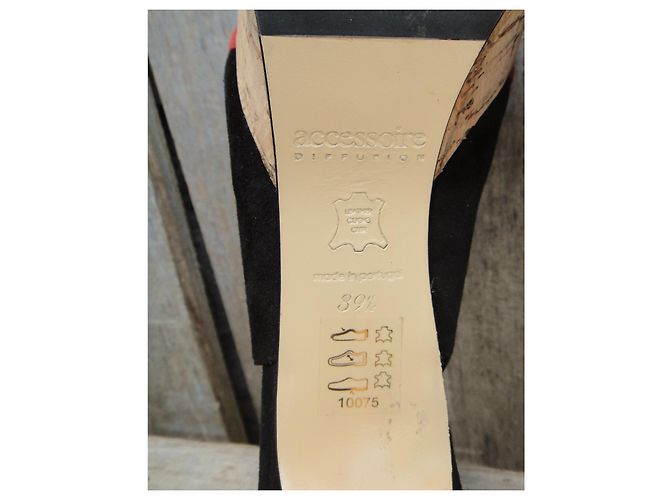 Autre Marque Accessori per la diffusione delle pompe slingback p 39,5 Nero Corallo - vista 6