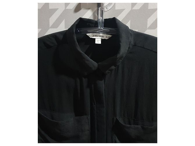 Camicia di seta & Other Stories nera trasparente Nero - vista 5