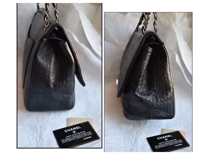 Chanel Jumbo de coleccionista 2.55 Dbl Flap Bag Negro - vista 15