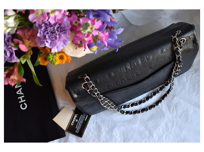 Chanel Jumbo de coleccionista 2.55 Dbl Flap Bag Negro - vista 18
