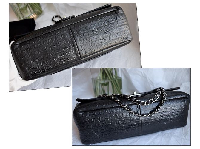 Chanel Jumbo de coleccionista 2.55 Dbl Flap Bag Negro - vista 8