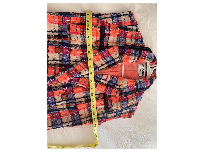 Mono Chanel Most Wanted de Tweed Multicolor - vista 7