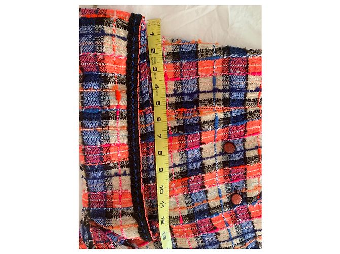 Mono Chanel Most Wanted de Tweed Multicolor - vista 8