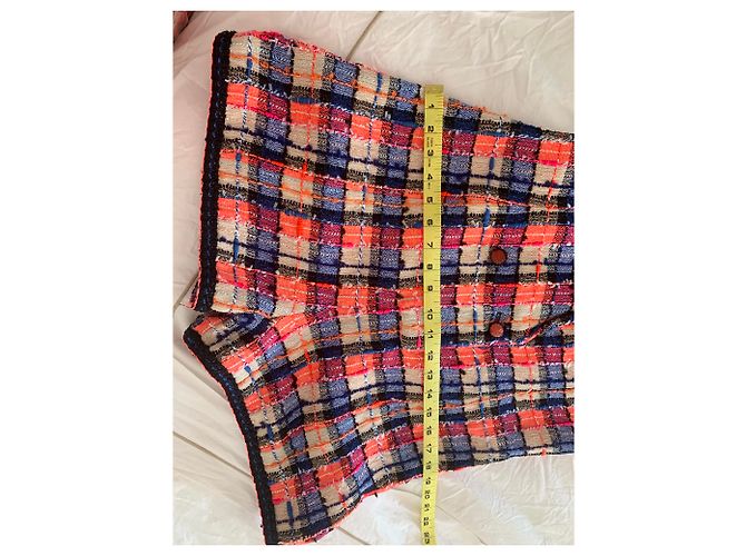 Mono Chanel Most Wanted de Tweed Multicolor - vista 9