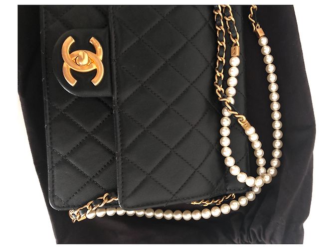 Timeless Chanel Catena di perle classica Nero - vista 2