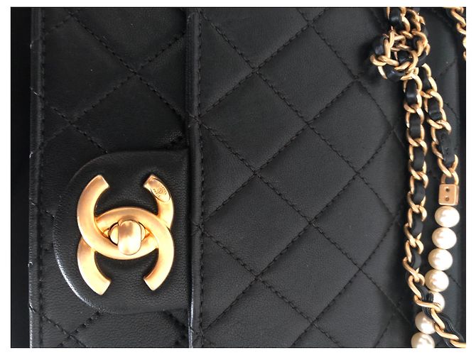Timeless Chanel Catena di perle classica Nero - vista 3