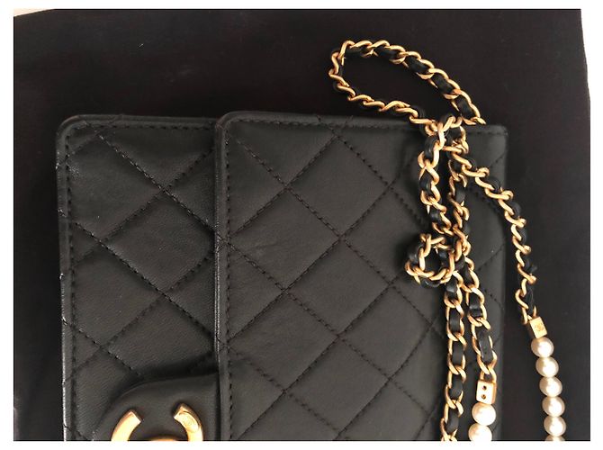 Timeless Chanel Catena di perle classica Nero - vista 4