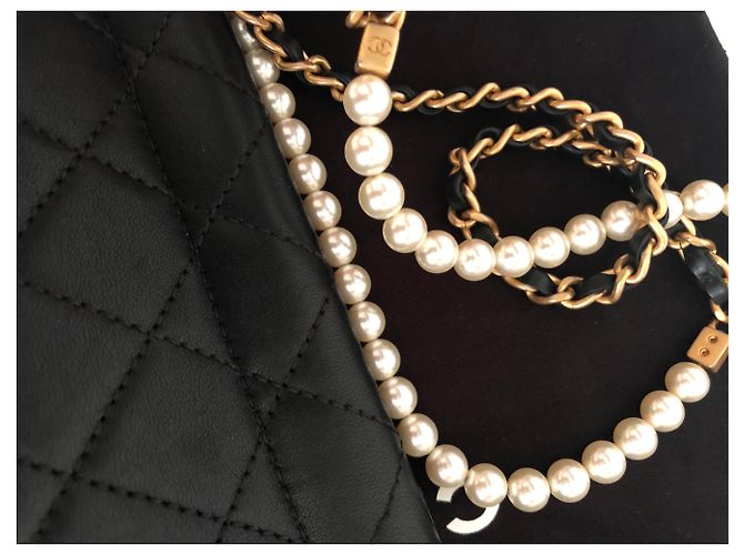 Timeless Chanel Catena di perle classica Nero - vista 5