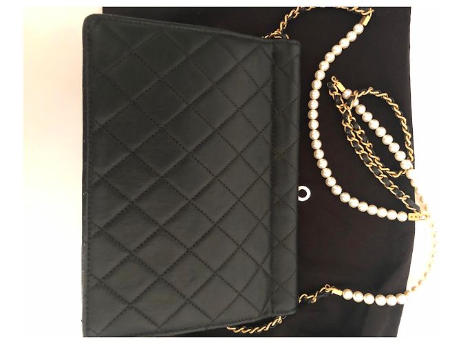 Timeless Chanel Catena di perle classica Nero - vista 6