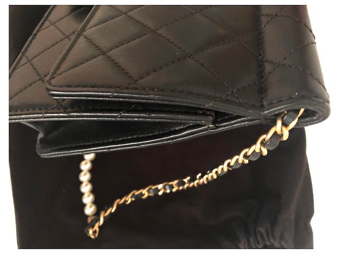 Timeless Chanel Catena di perle classica Nero - vista 7