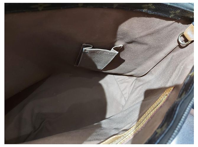 Louis Vuitton Cabas Mezzo Borsa Tote Monogram Canvas Marrone Beige - vista 10