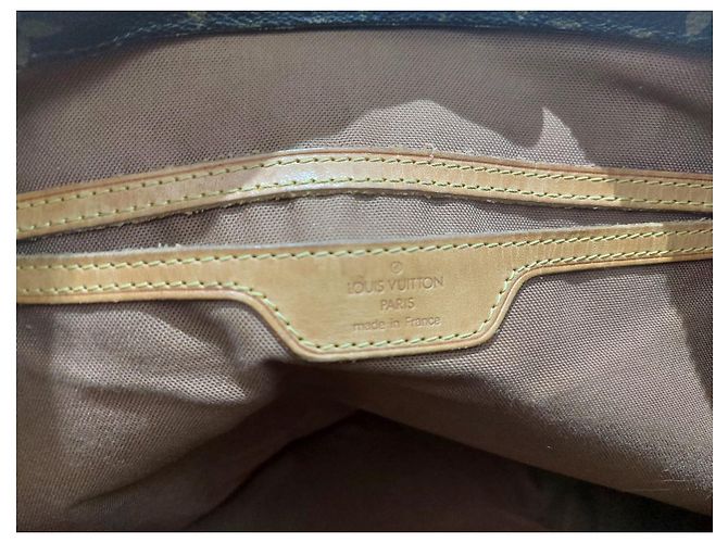 Louis Vuitton Cabas Mezzo Borsa Tote Monogram Canvas Marrone Beige - vista 14