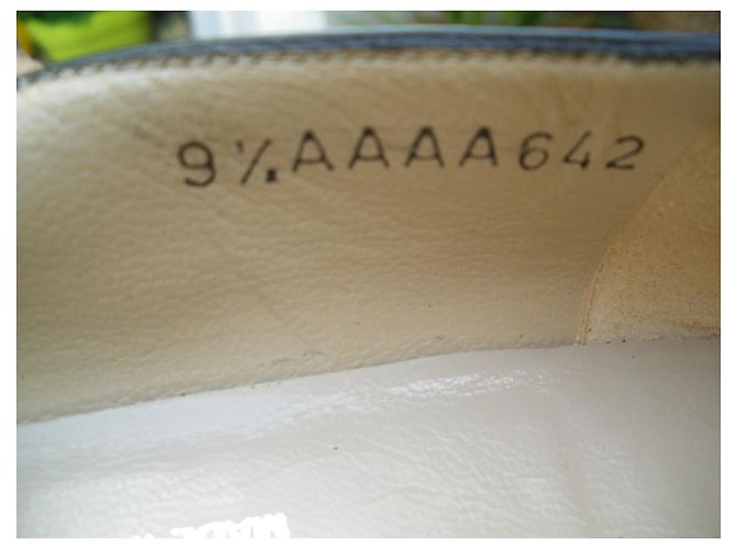 Décolleté Salvatore Ferragamo Pelle Blu Scuro 41 - vista 9